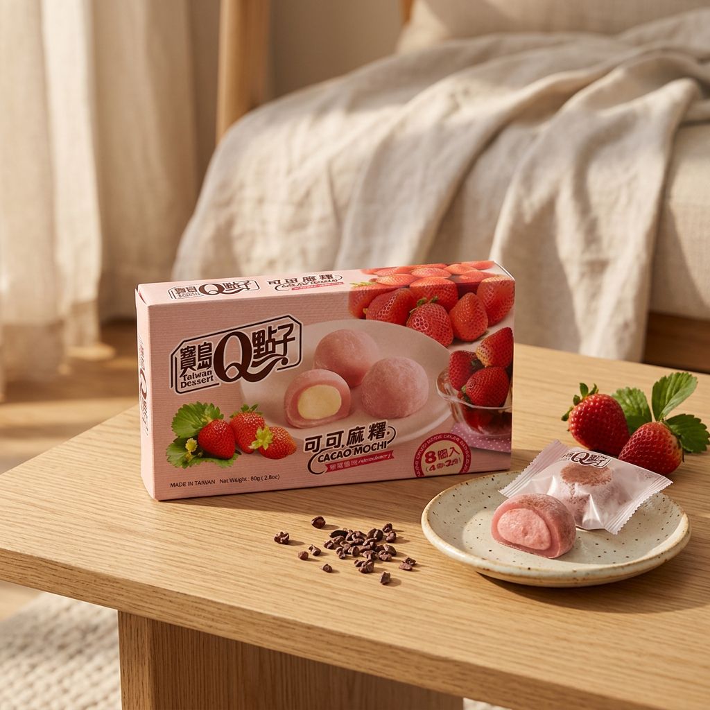 Koninklijke Familie Cacao Mochi Aardbeiendoos