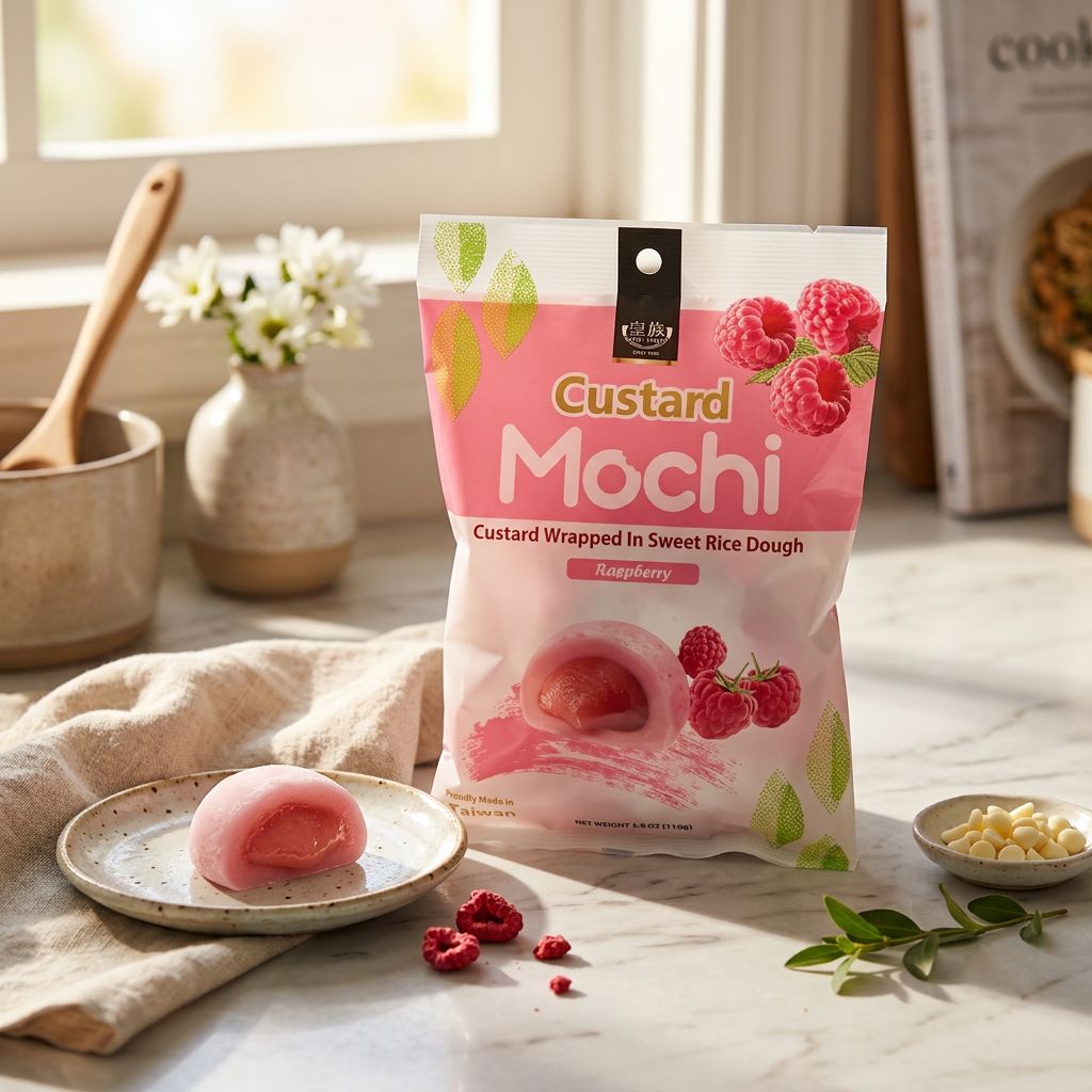Koninklijke Familie Vla Mochi Framboos