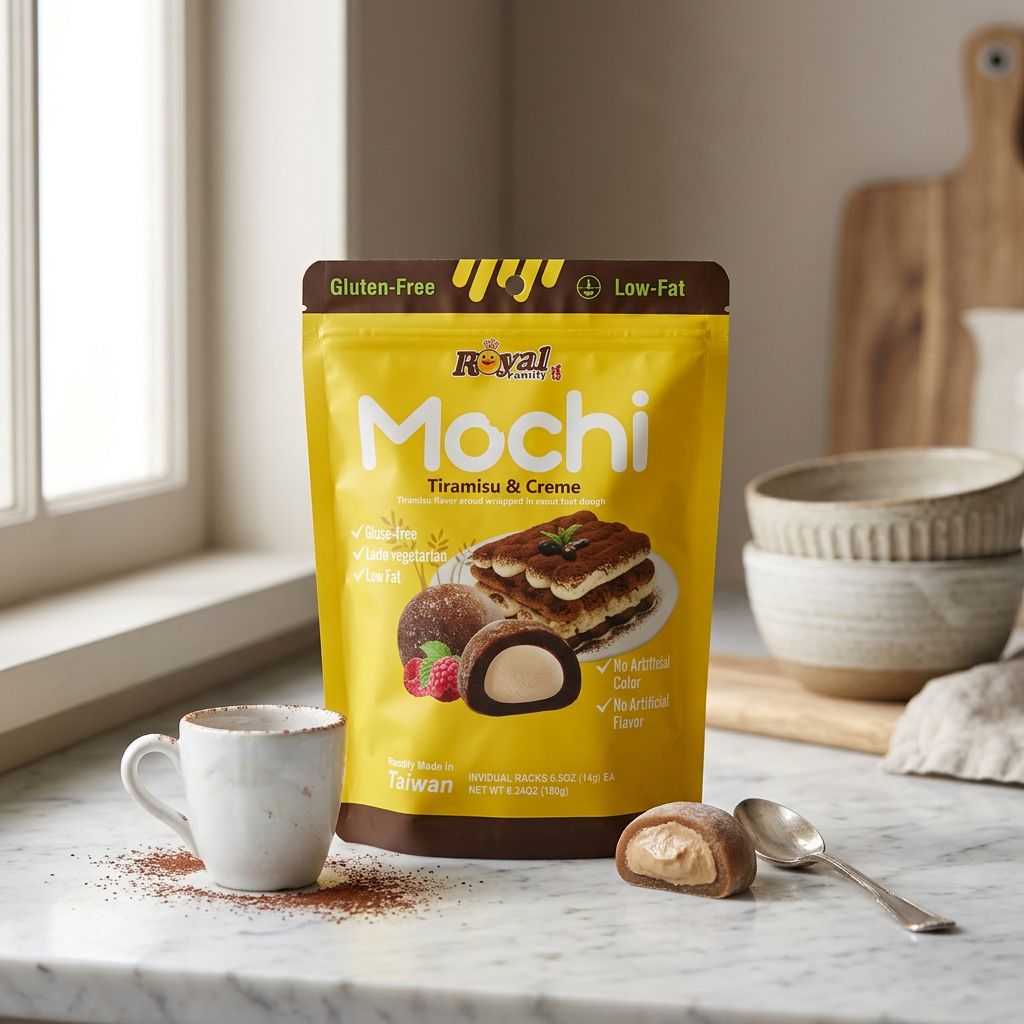 Koninklijke Familie Mochi Crème en Tiramisu