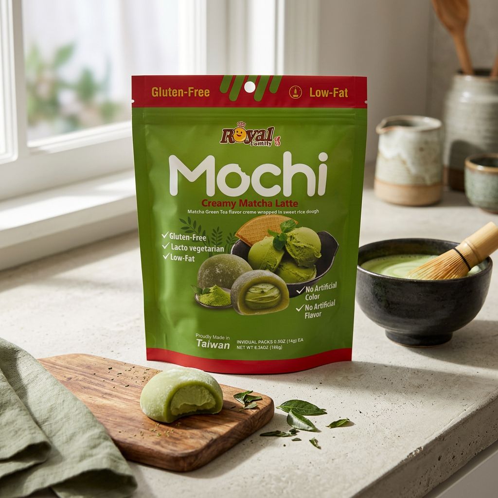 Koninklijke Familie Mochi Romige Latte Matcha