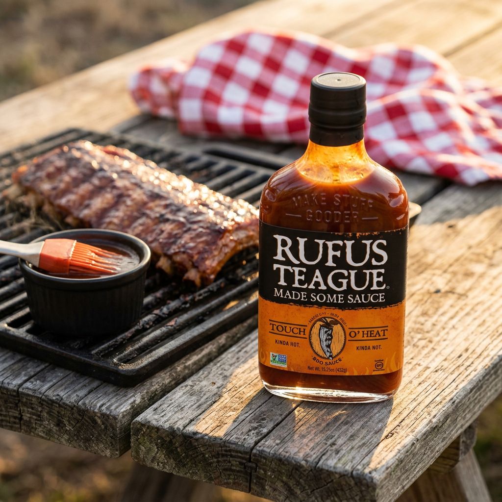 Rufus Teague BBQ-saus Touch O'Heat