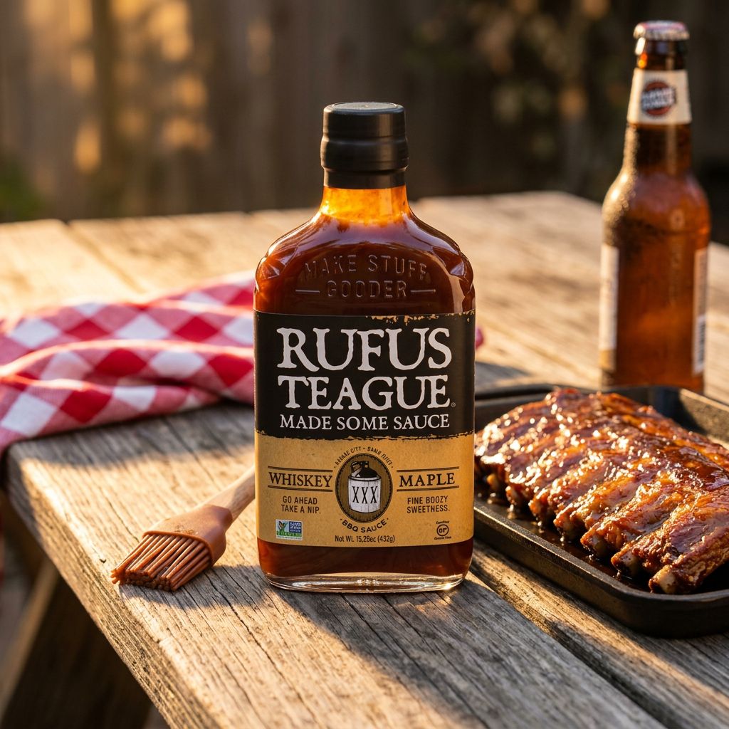 Rufus Teague BBQ-ahornwhiskysaus