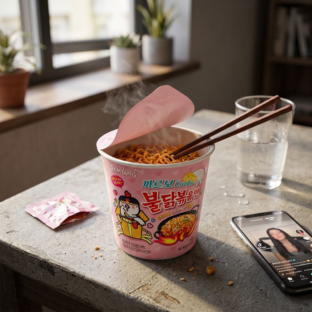 Samyang Buldak Ramen Kleine Kop Carbonara