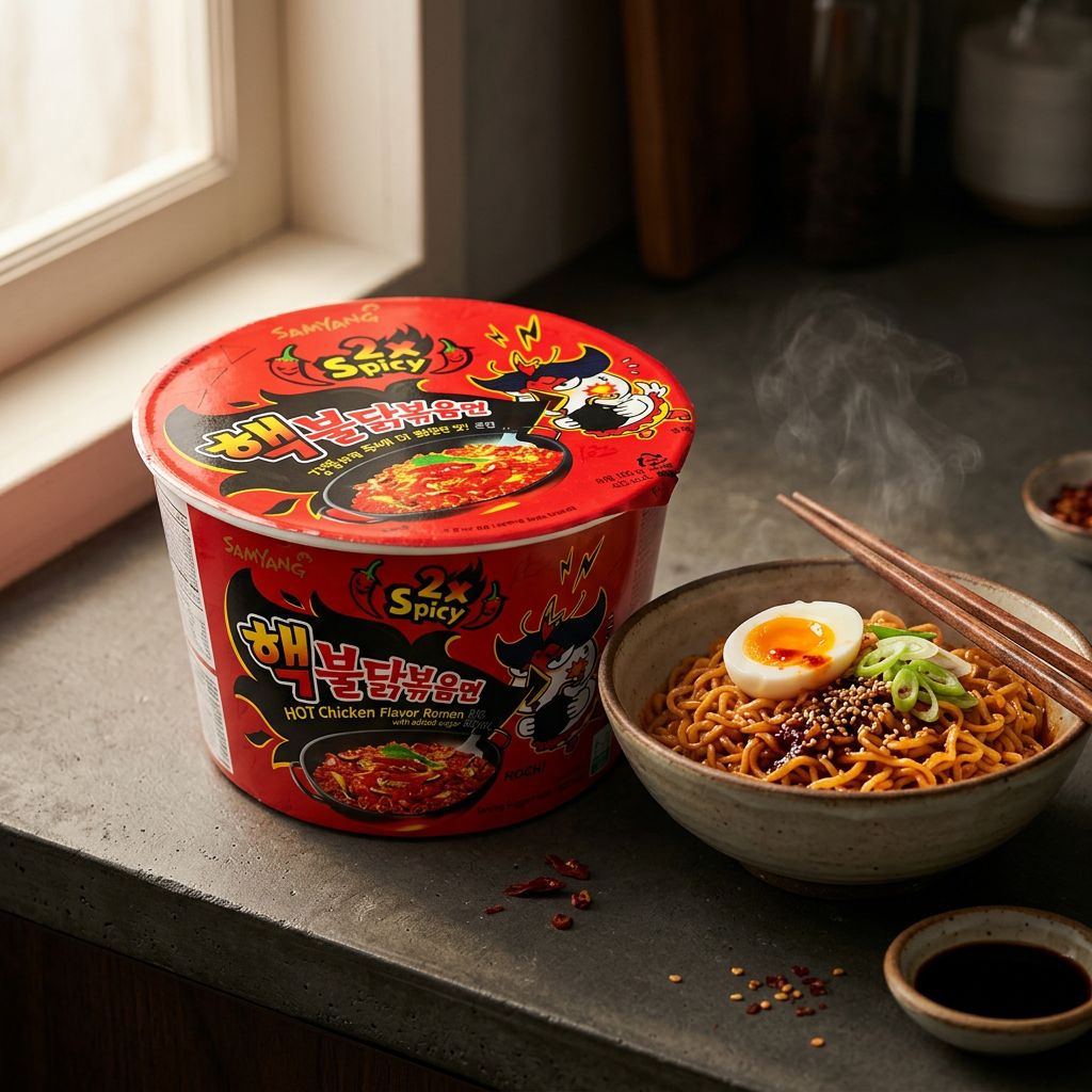 Samyang Ramen Bowl Hete Kip 2x Pittig