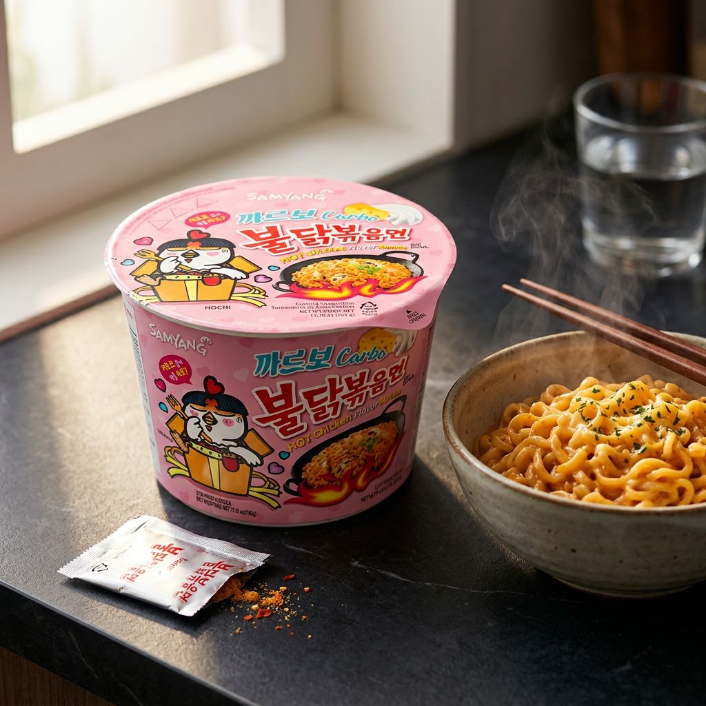 Samyang Ramen Bowl Hete Kip Carbo Groot