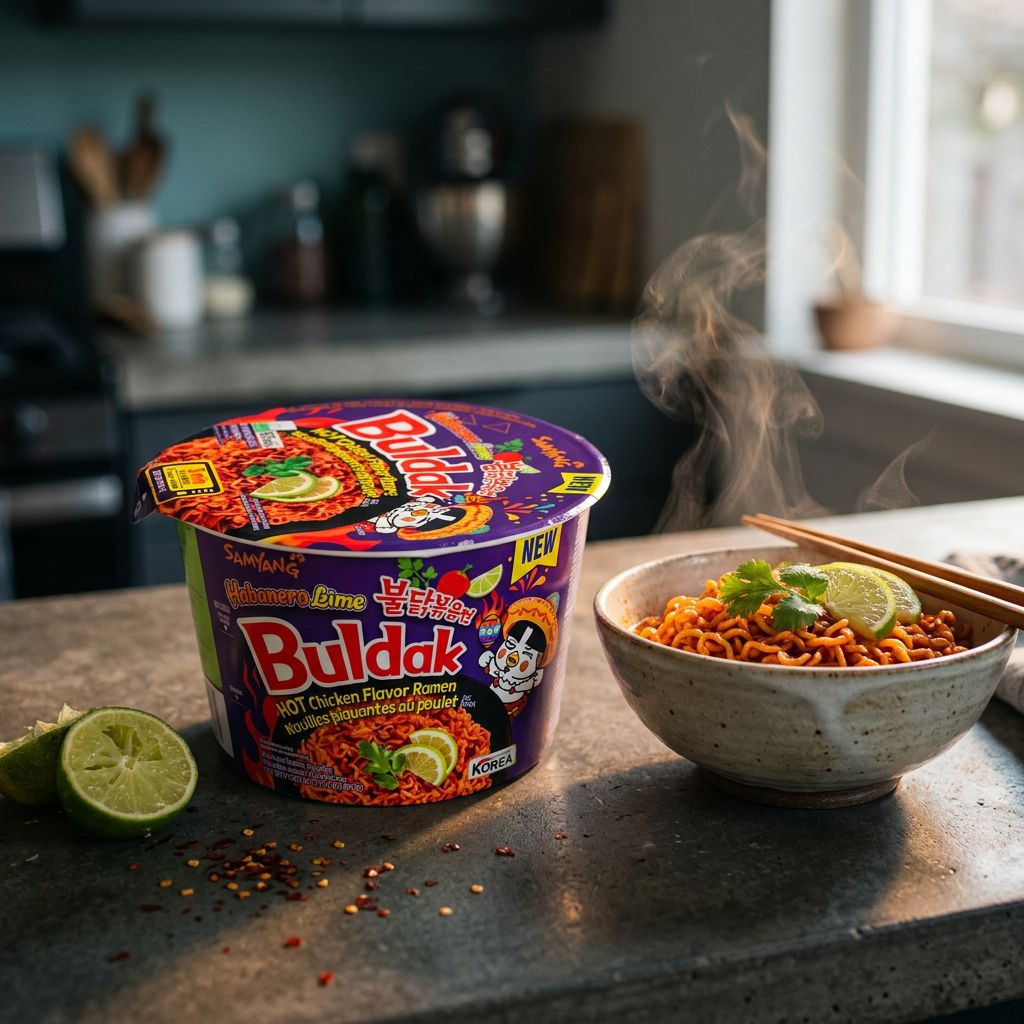 Samyang Ramen Bowl Hot Chicken Habanero Limoen Groot