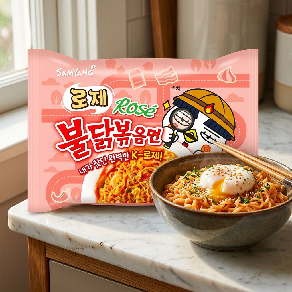 Samyang Ramen Hete Kip Buldak Rosé