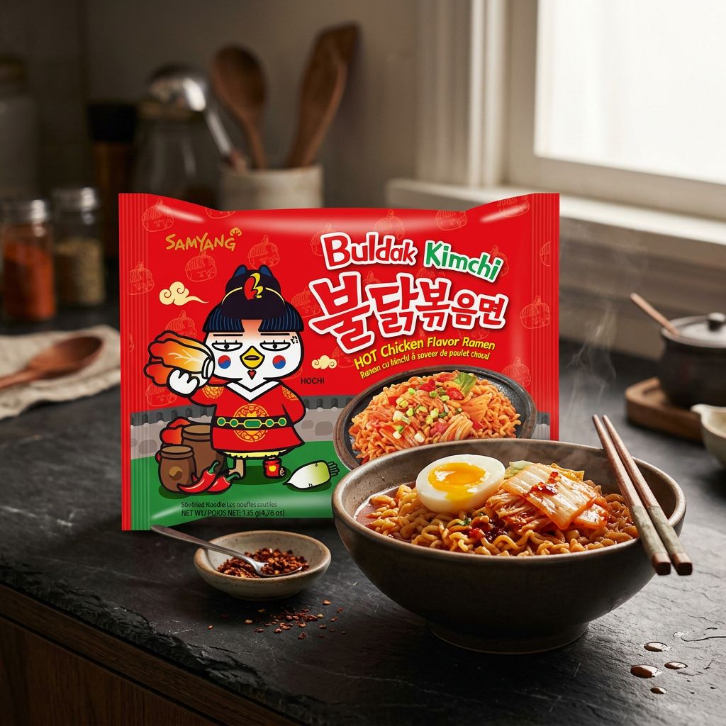 Samyang Ramen Hete Kip Kimchi