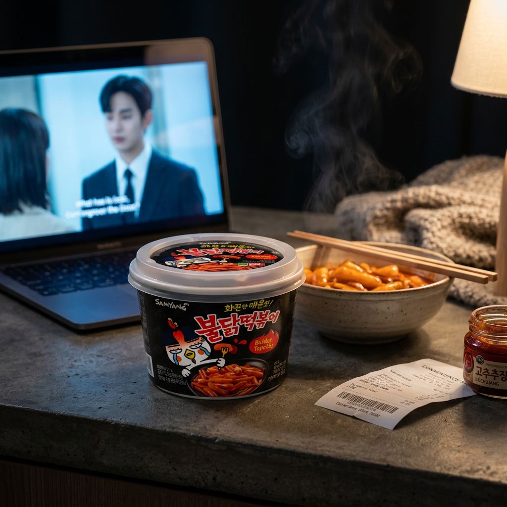 Samyang Topokki Bowl Heet Kip Pittig Groot