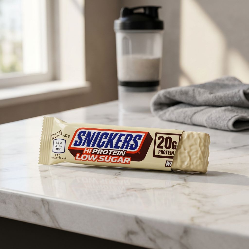 Snickers Witte eiwitreep met laag suikergehalte