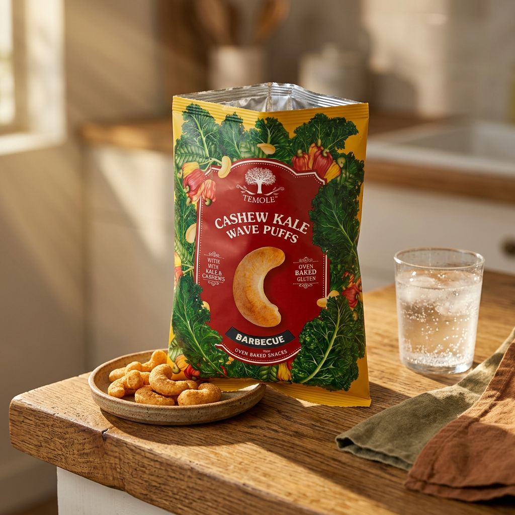 Temple Cashew Boerenkool Wave Puffs Barbecue