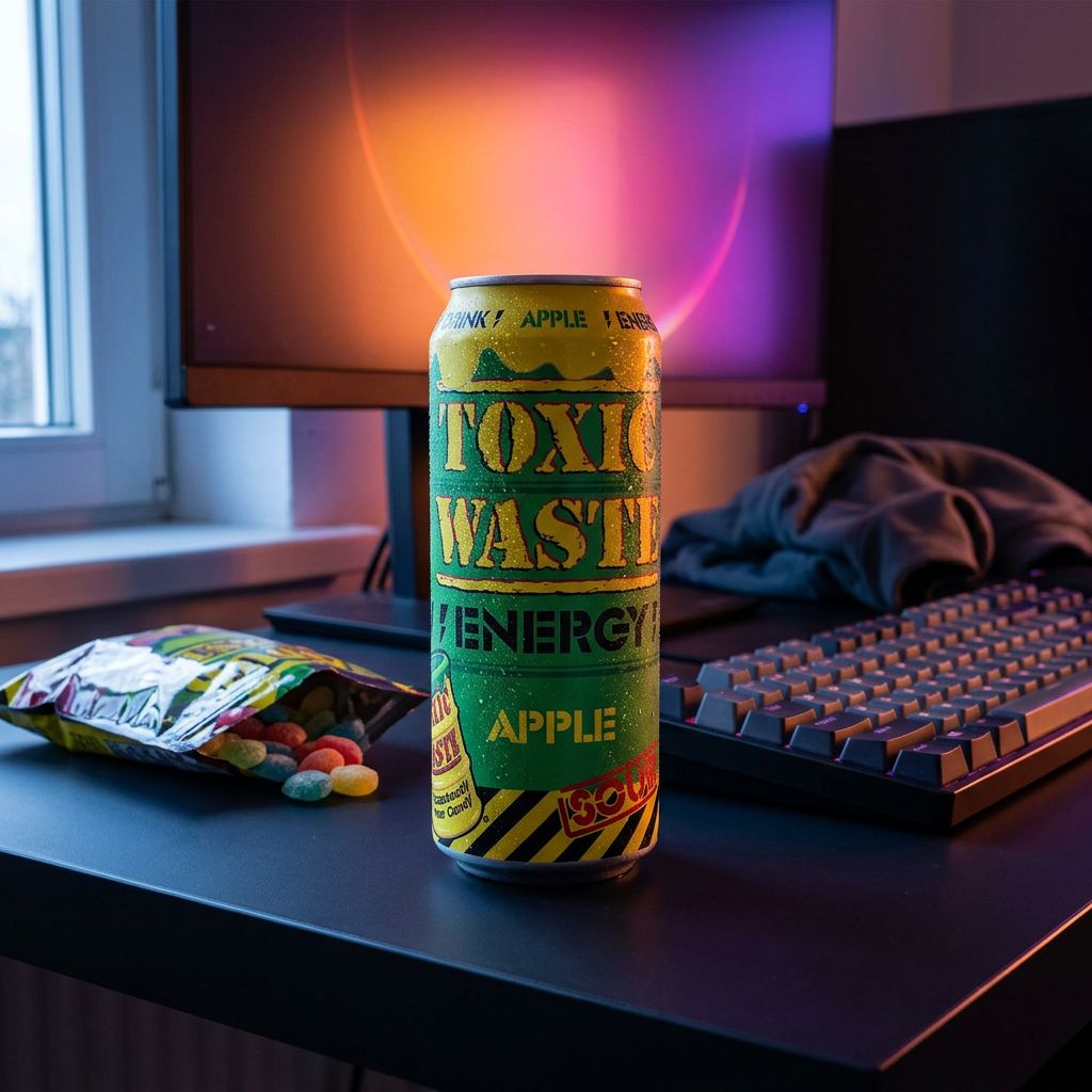 Giftig afvalenergiedrankje Zure appel