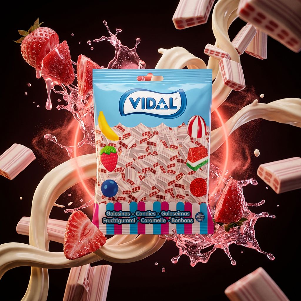 Vidal Bricks Aardbei & Crème
