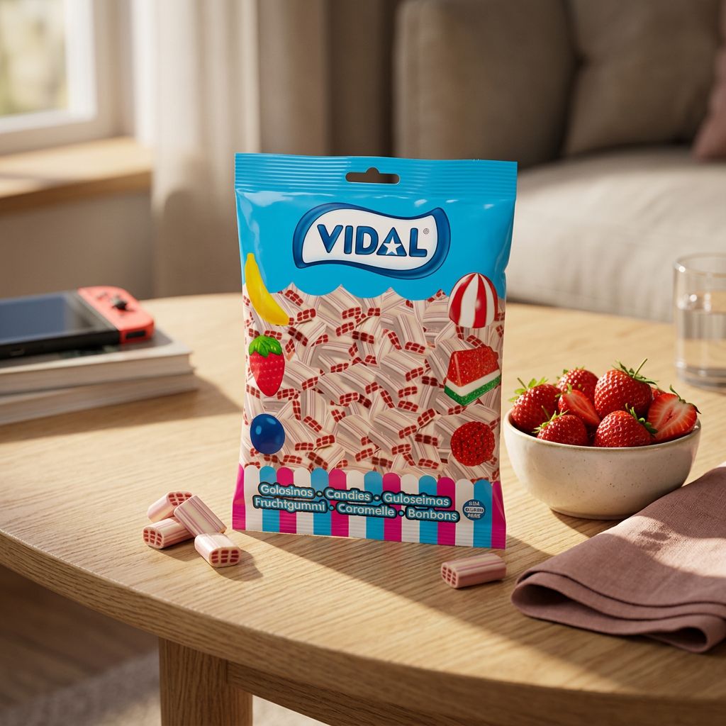 Vidal Bricks Aardbei & Crème