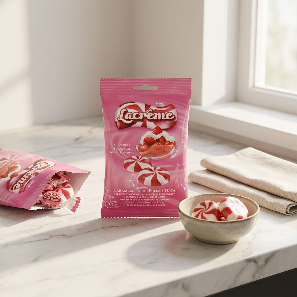 Vidal Lacrême Suikervrije Aardbei & Crème Klein