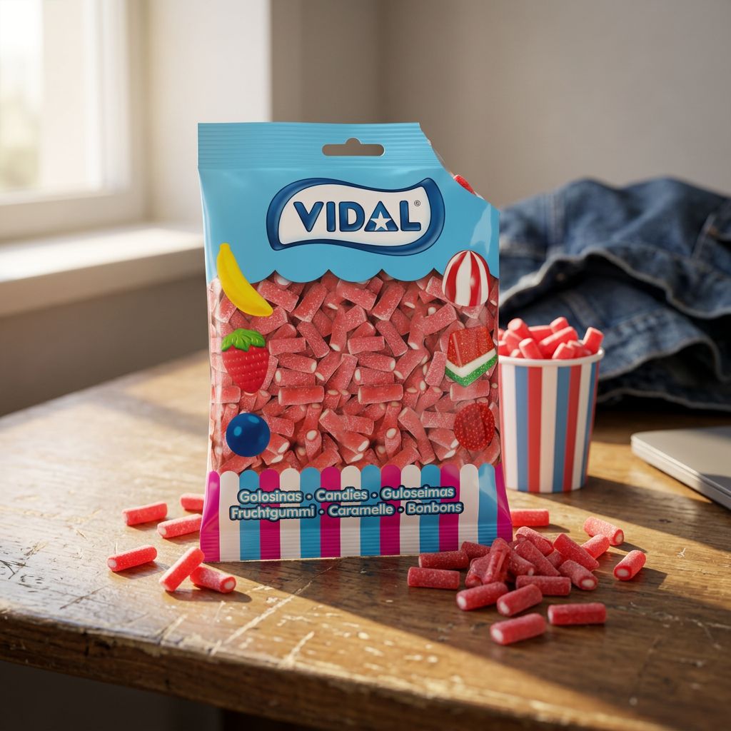 Vidal Sour Mini Potloden Aardbei
