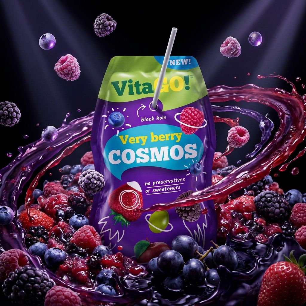 Vitago Very Berry, boisson fruits rouges myrtille framboise fraise mure, disponible sur My American Shop
