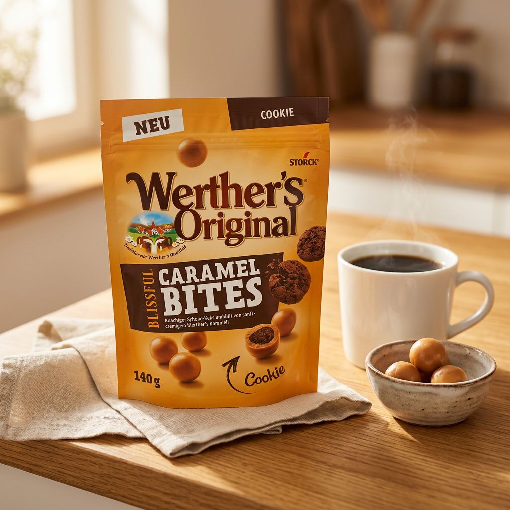 Werther's Originele Blissful Caramel Bites Koekje