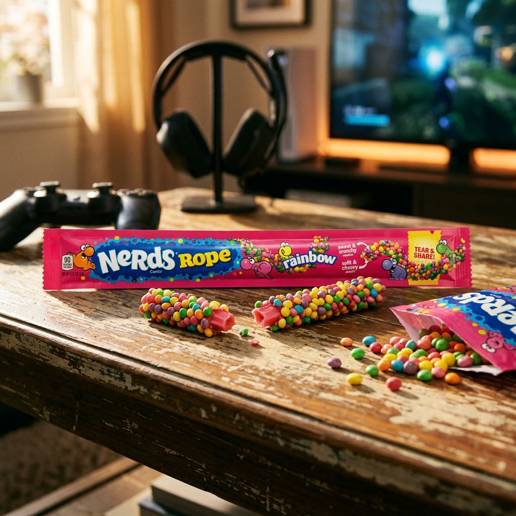 Wonka Nerds touw regenboog