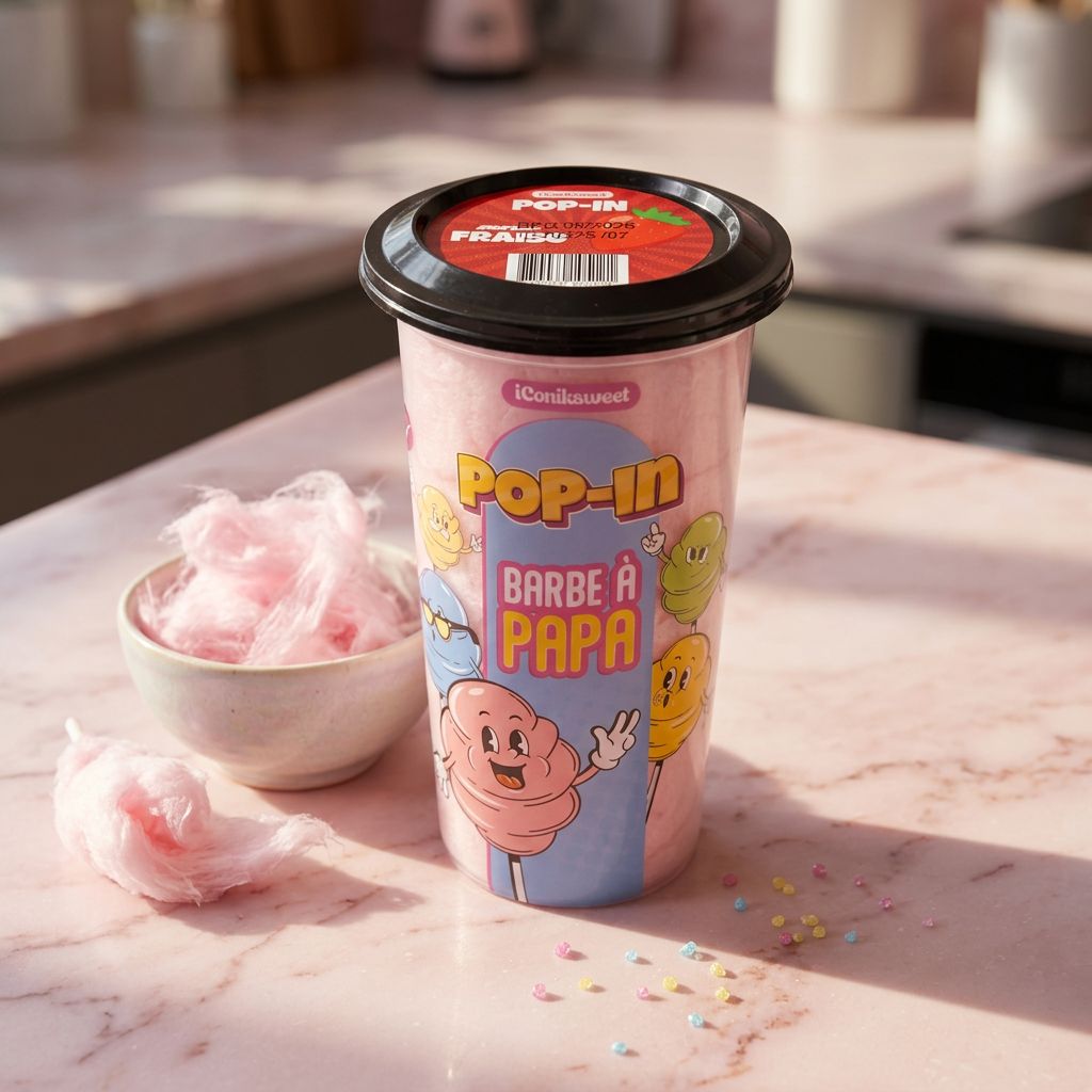 iConiksweet Pop In Suikerspin Aardbei