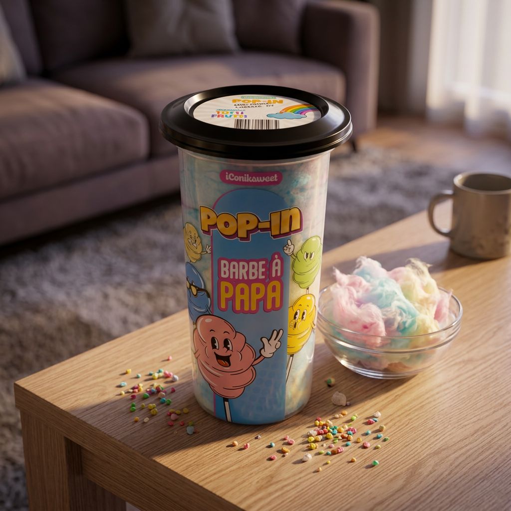 iConiksweet Pop In Suikerspin Tutti Frutti