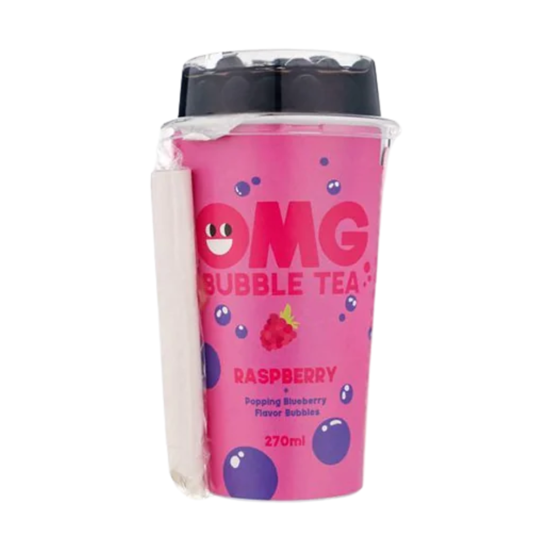 OMG Bubble Tea Framboos en bosbes