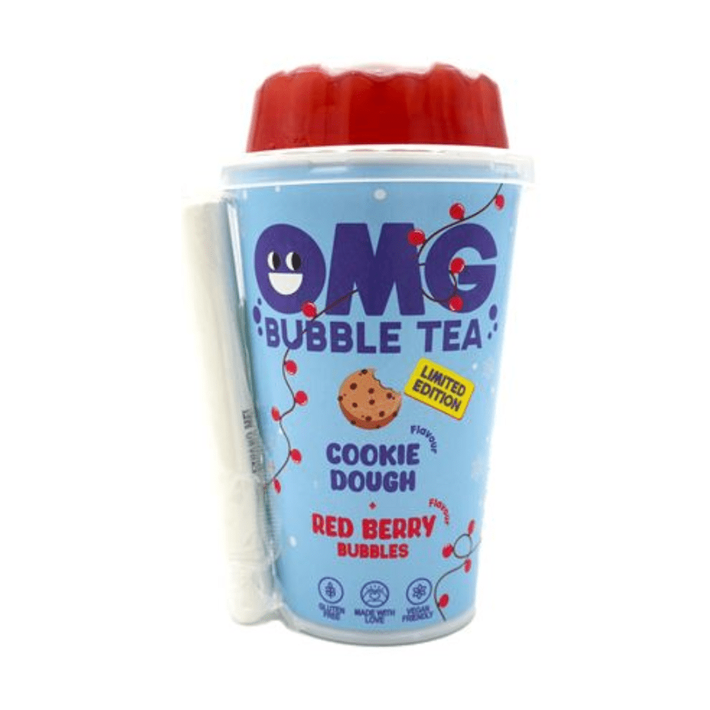 OMG Bubble Tea Koekjesdeeg & Rode Bes