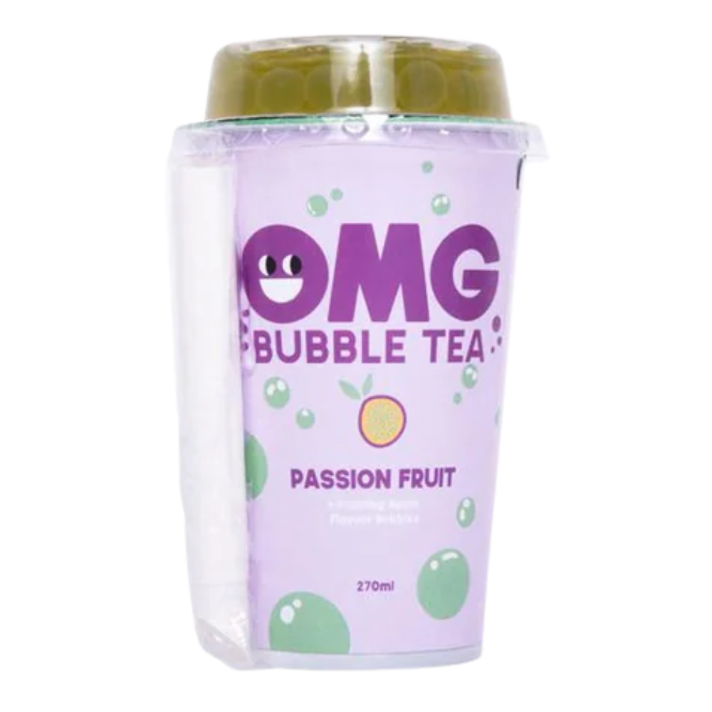 OMG Bubble Tea Passion Fruit Green Apple
