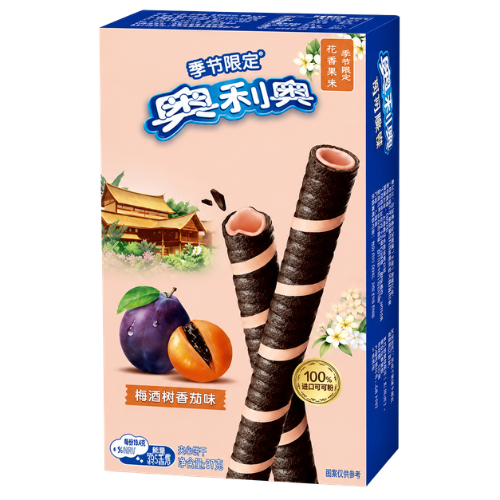 Oreo Crispy Roll Plum rouleaux croustillants Oreo saveur prune édition Chine