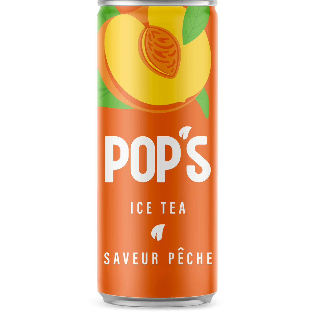 Pop's Ice Tea perzikblikje