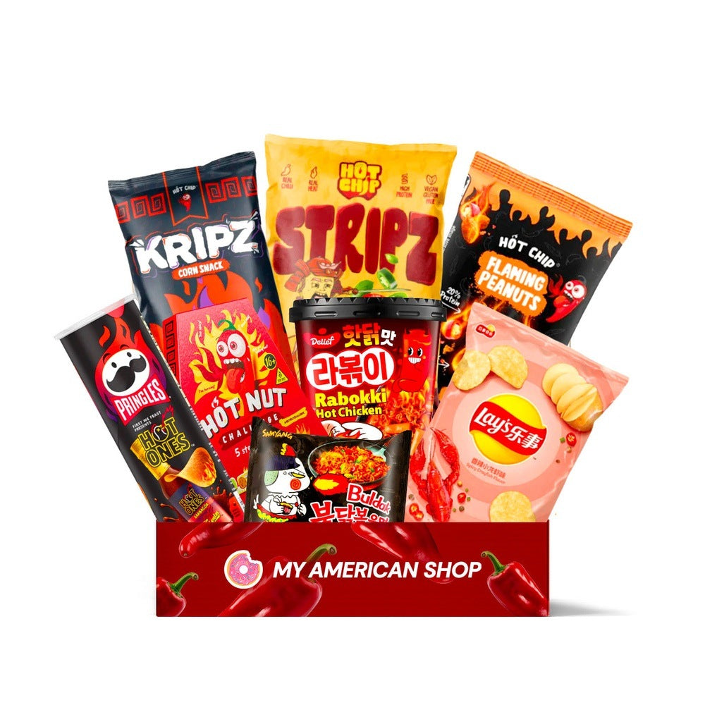 Pack Saveur Spicy box de produits piquants et snacks spicy