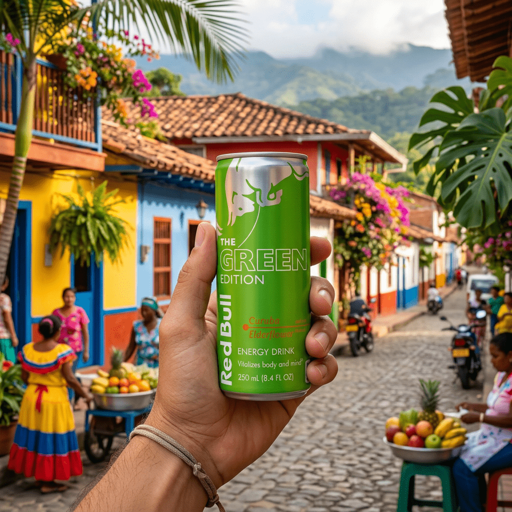Red Bull Energy Drink Green Edition Curuba & Vlierbloesem