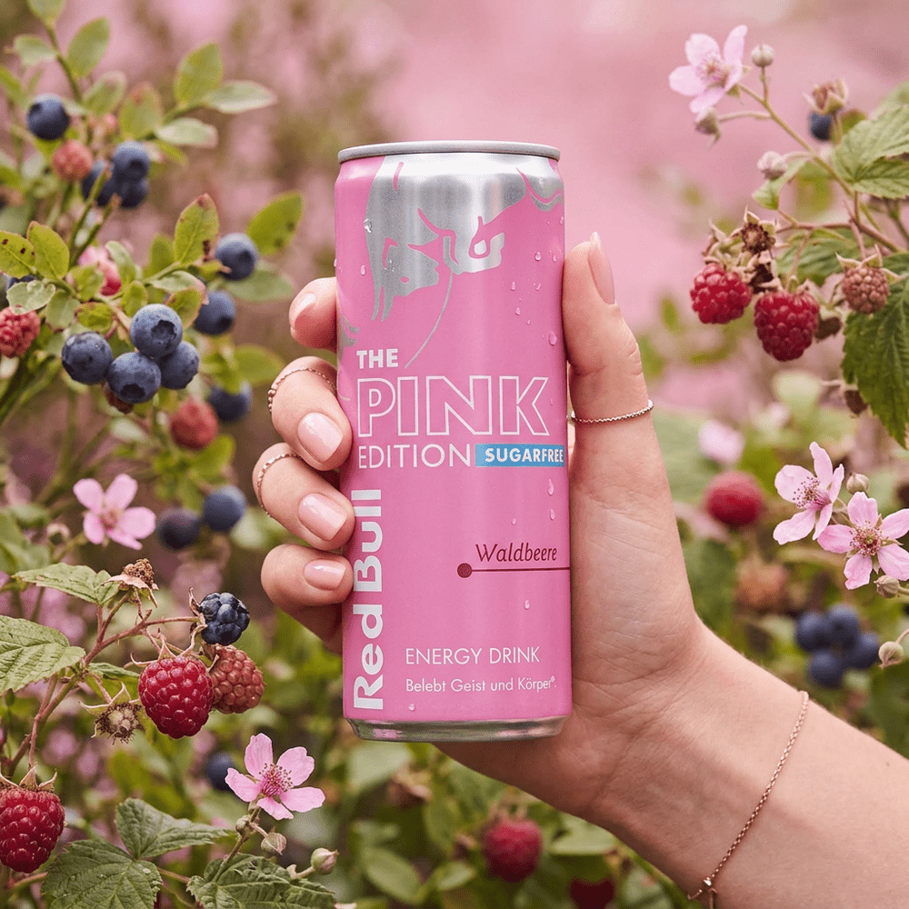 Red Bull CZ Energy The Pink Edition Wild Berry Suikervrij
