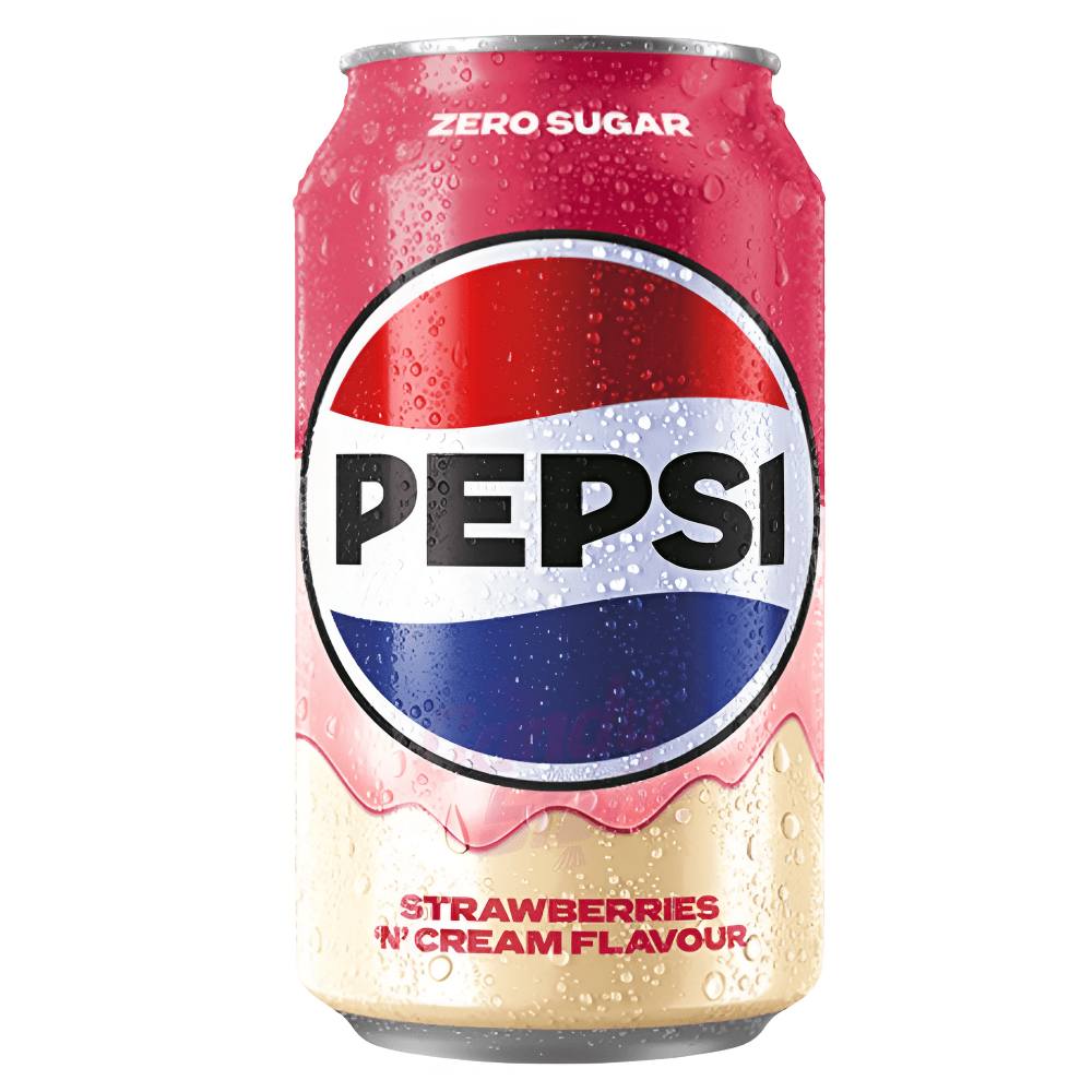 Pepsi Zero Sugar Aardbeien & Crème