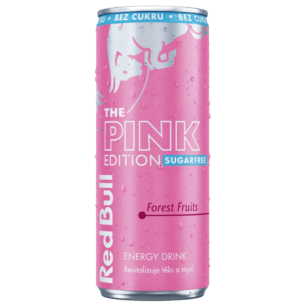 Red Bull CZ Energy The Pink Edition Wild Berry Suikervrij