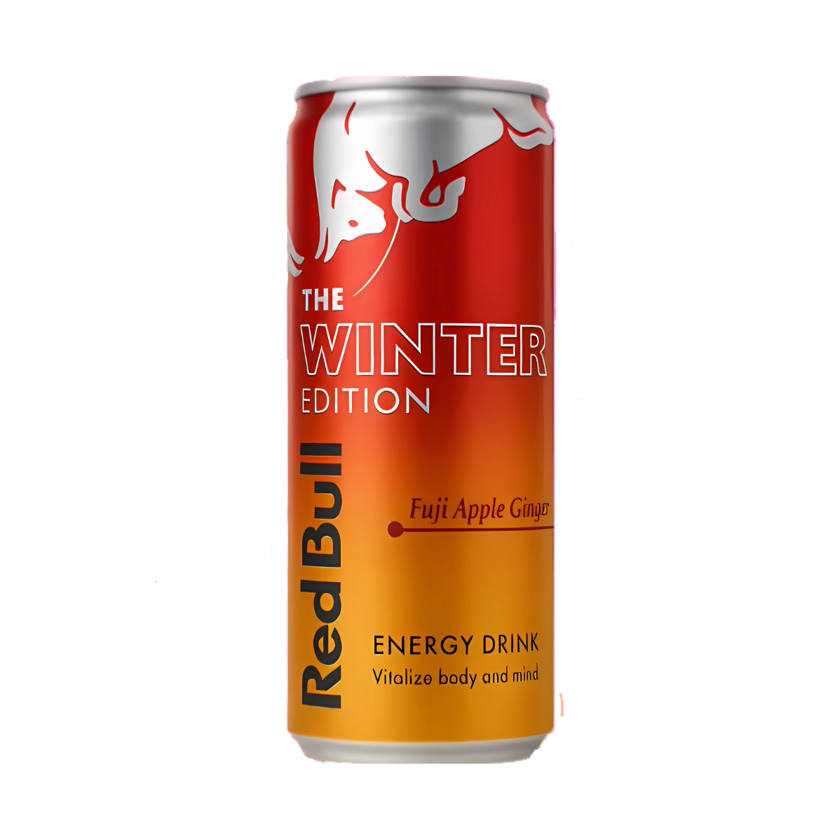Red Bull Winter Edition Fuji Apple Ginger 250ml : boisson énergisante pomme et gingembre