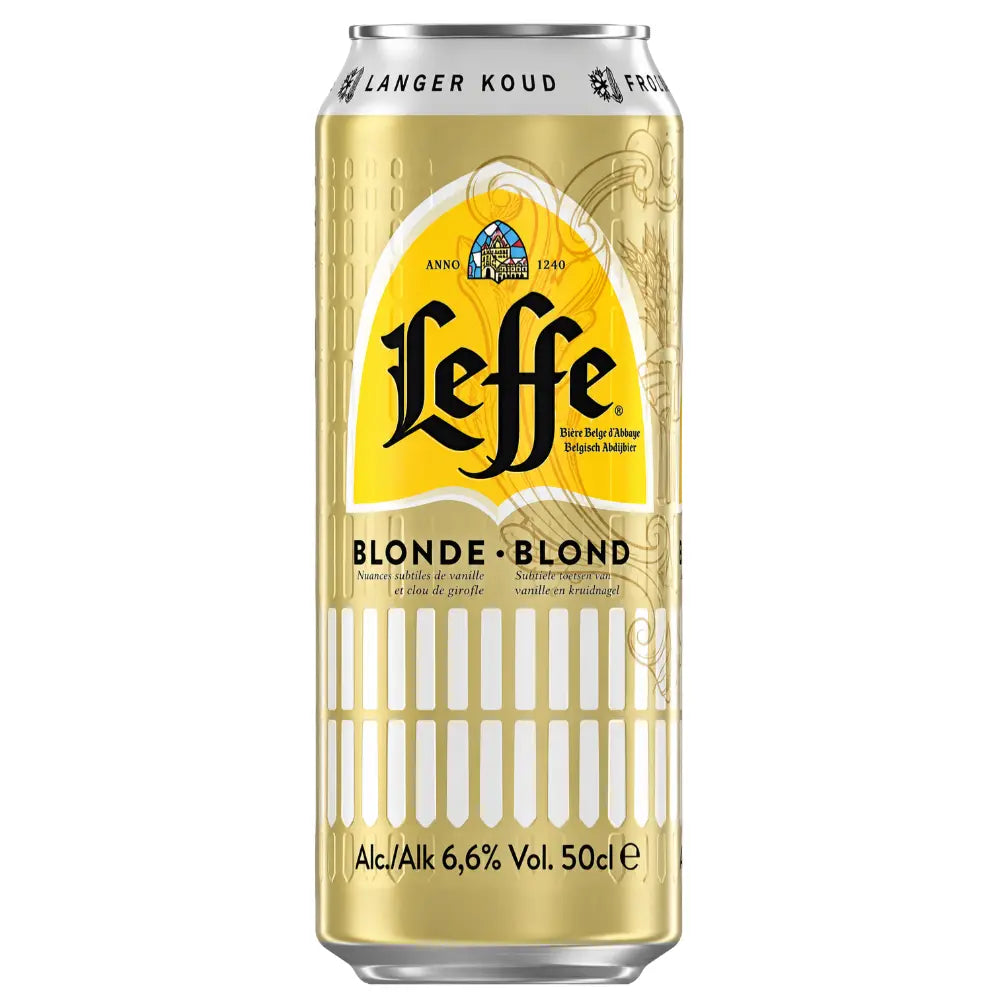 Leffe Blond Cold Grip-blikken 6,6% alcohol