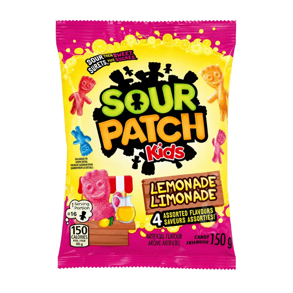 Sour Patch Kids Lemonade bonbons gélifiés acidulés aux quatre saveurs de limonade