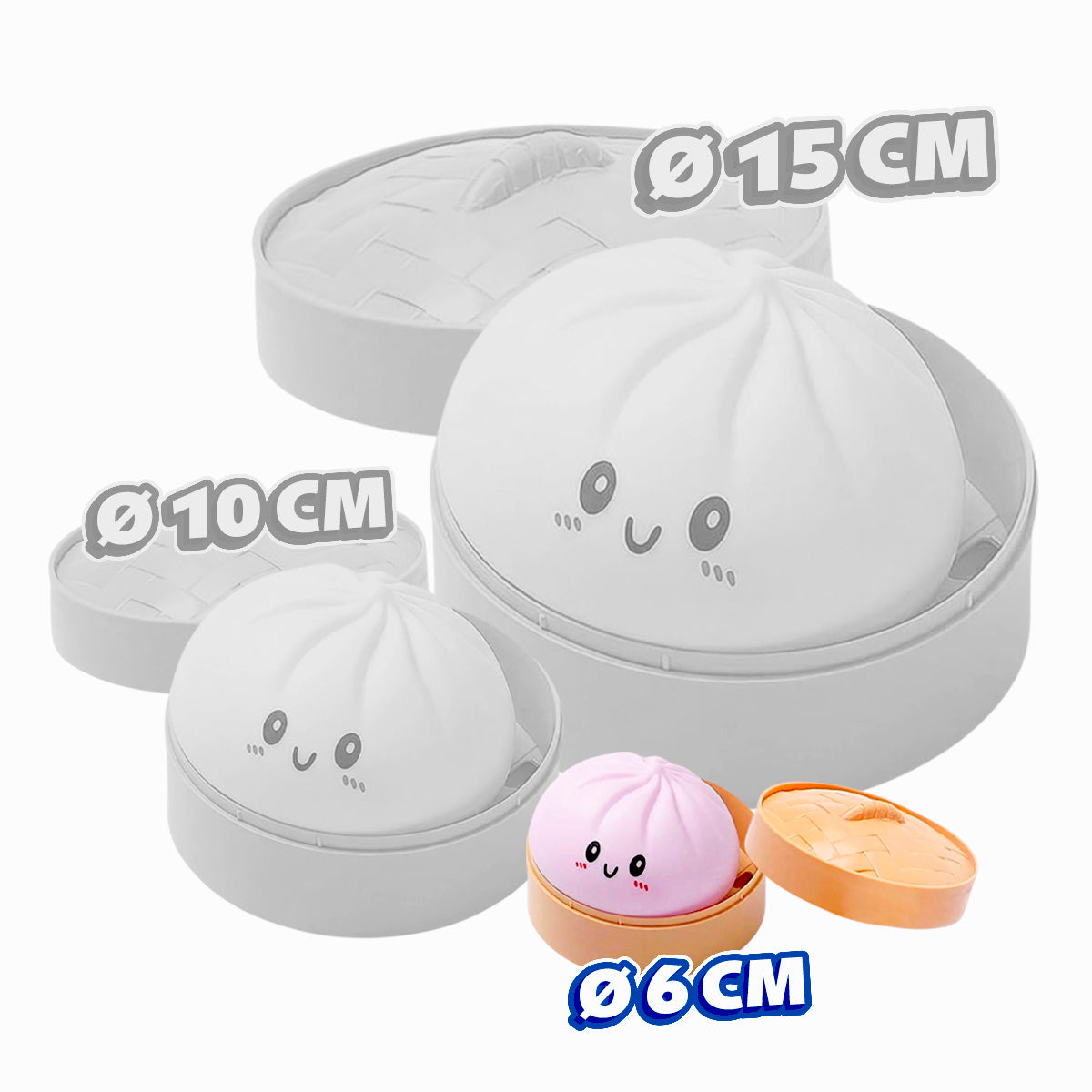 Squishy klein broodje speelgoed