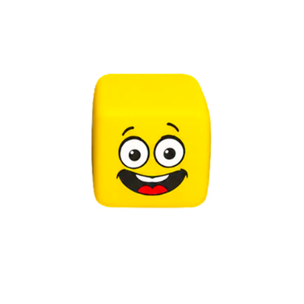Squishy Blij Gezicht Vierkant