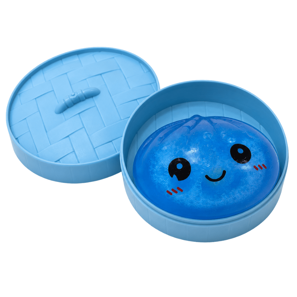 Squishy Bun Speelgoed Blauwe Oceaan M
