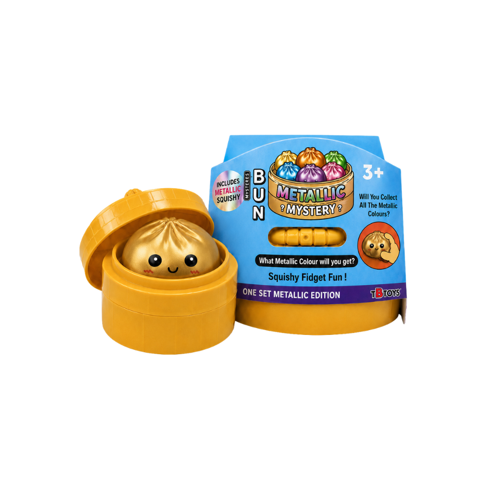 Squishy Bun Speelgoed Metallic M