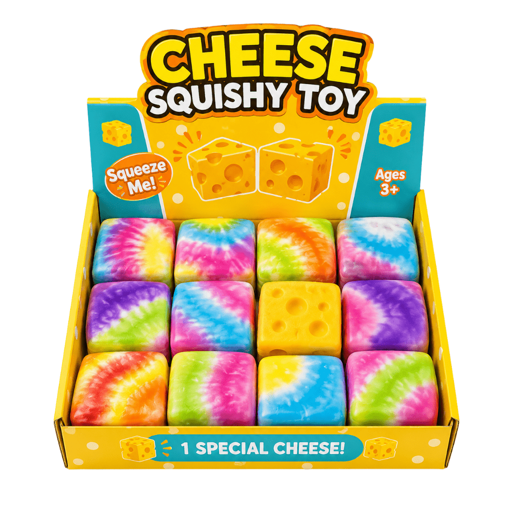 Squishy Kaasspeeltje Kleurrijk