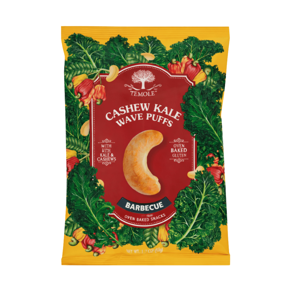 Temole Cashew Kale Wave Puffs Barbecue - My American Shop
