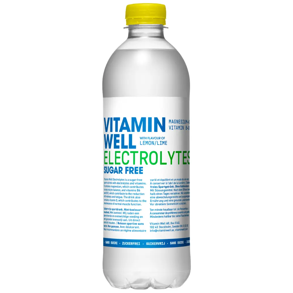 Vitamin Well-elektrolyten suikervrij