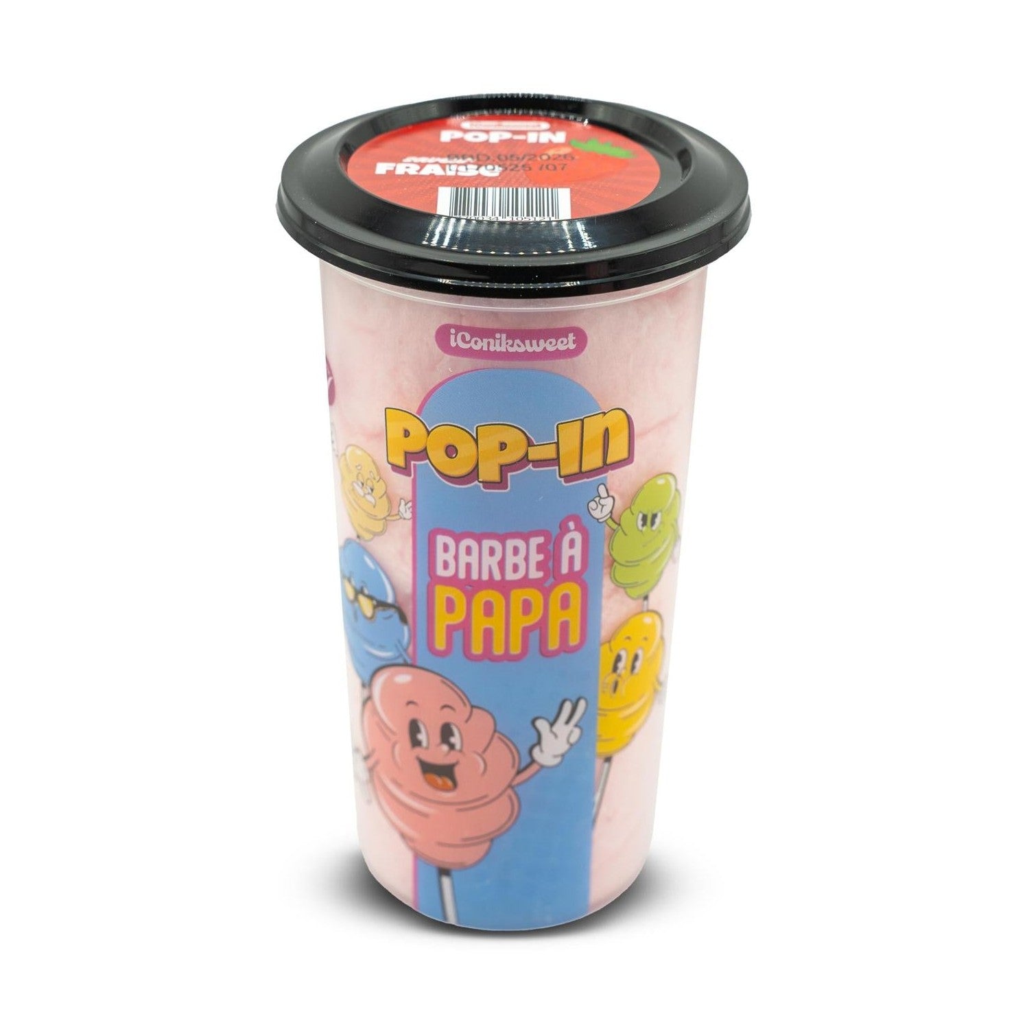 iConiksweet Pop In Suikerspin Aardbei