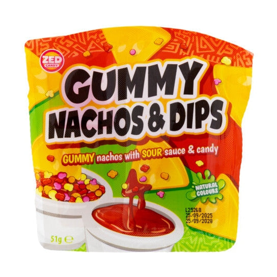 Zed Candy Gummy Nacho's & Dips