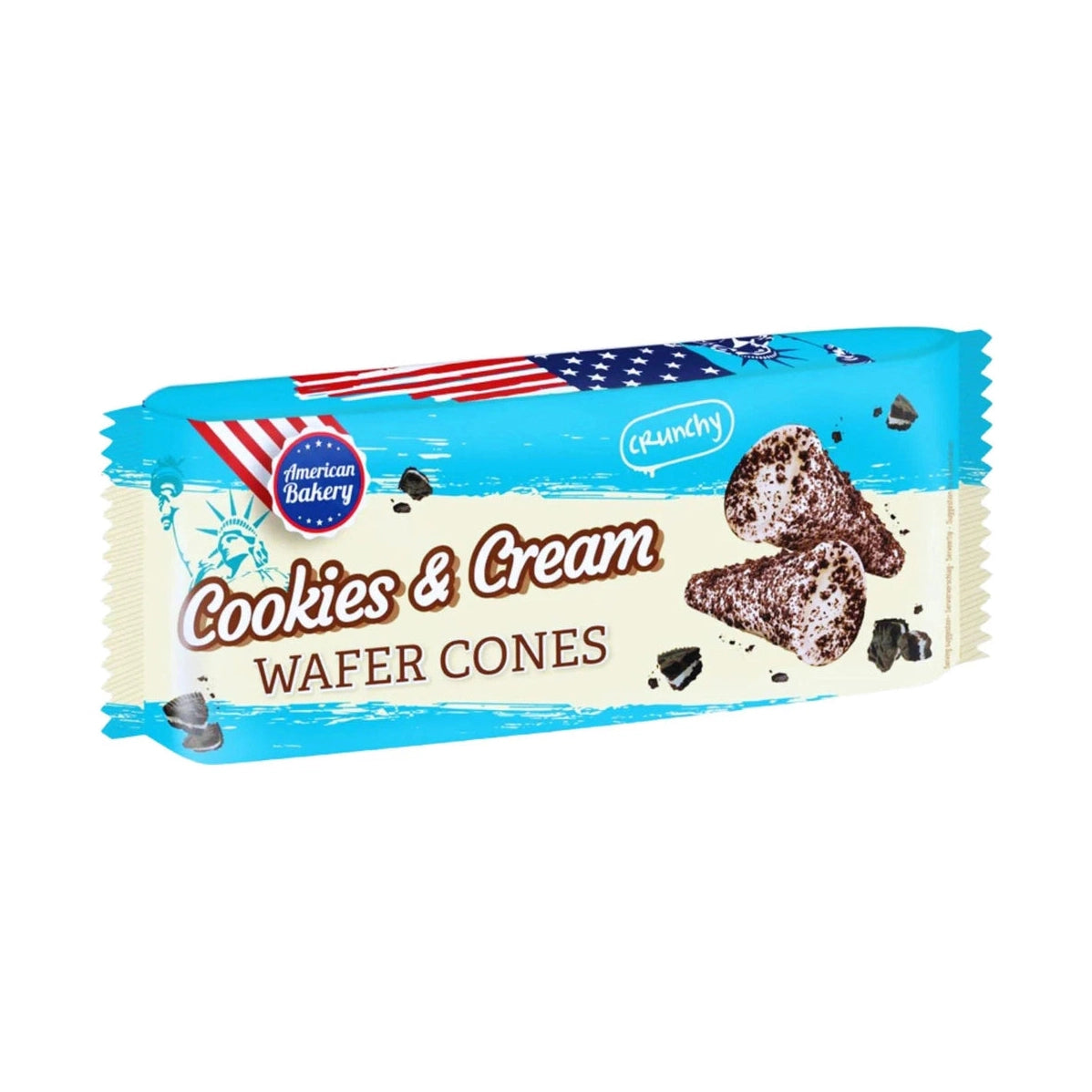 American Bakery Wafer Cones Cookies & Cream - My American Shop