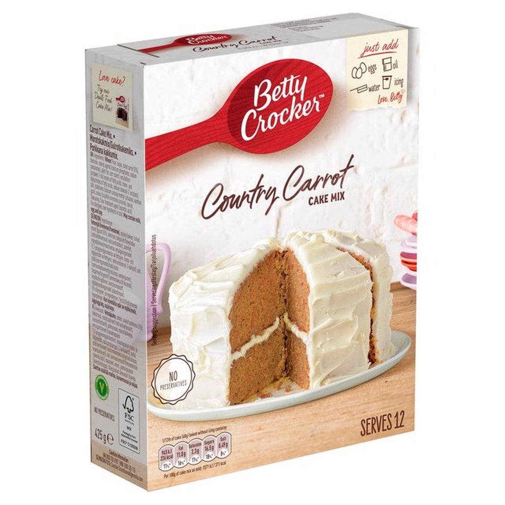 Betty Crocker Cake Mix Country Carrot