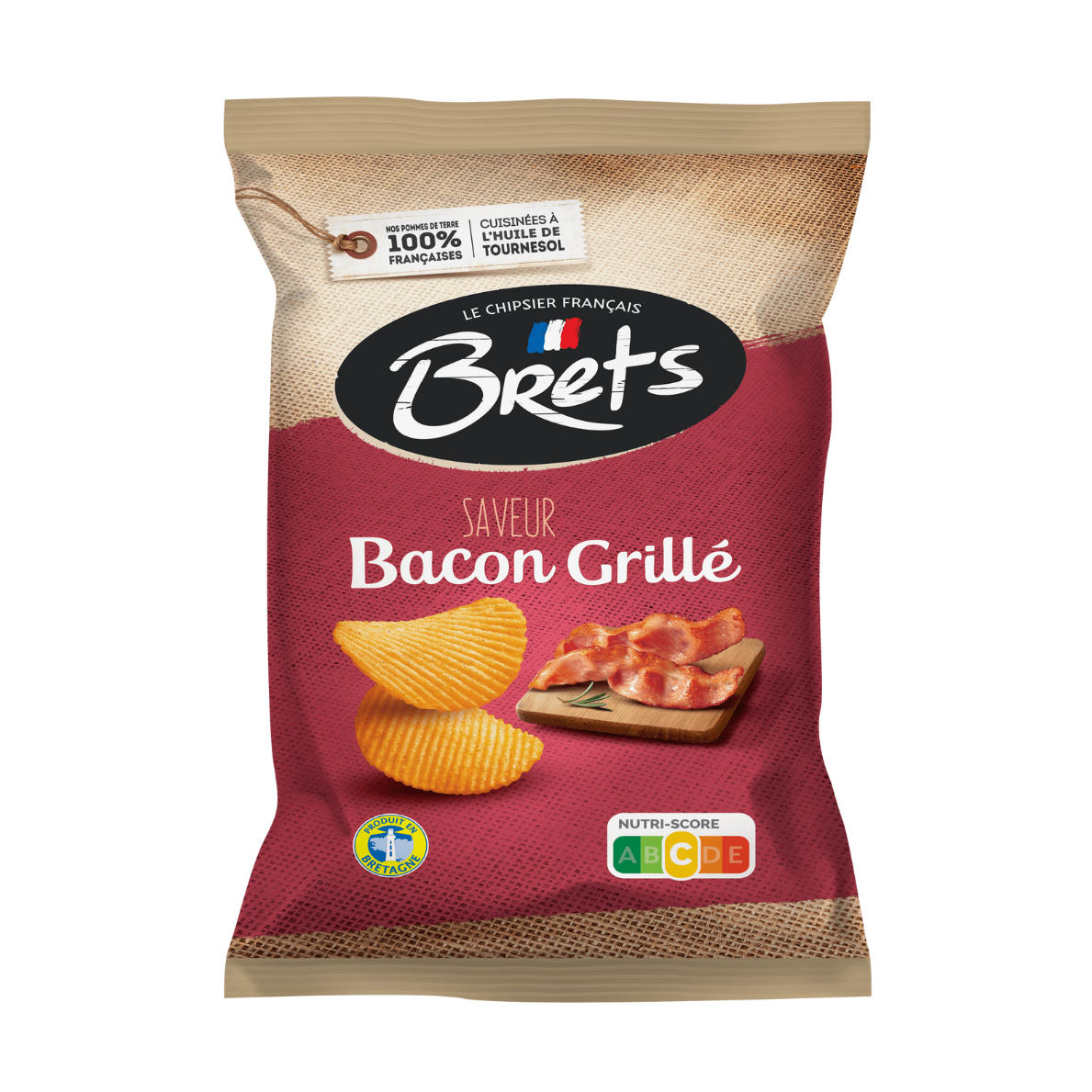 Gegrild spek met Brets-smaak